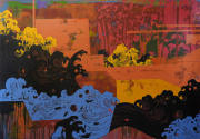 „Floridastrom“ acrylic on canvas 140 x 200 cm 2020