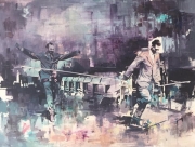 Hide & Seek 9 85 x 110 cm oil on canvas 2016