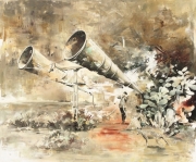 Hide & Seek 140 x 170 cm oil on canvas 2016