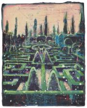Andrea Damp “Für wen ich singe”, 30 x 24 cm, Öl und Acryl auf Leinwand, 2022/2026