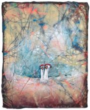 Andrea Damp “The Lucky Ones”, 30 x 24 cm, Öl und Acryl auf Leinwand, 2026