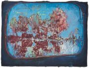 Andrea Damp “The Road not taken”, 30 x 40 cm, Öl und Acryl auf Leinwand, 2026