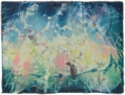 Andrea Damp “The soft Impact”, Öl und Acryl auf Leinwand, 30 x 40 cm, 2026