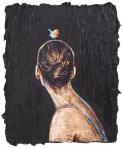 Andrea Damp “You have everything you need to make it happen”, Öl und Acryl auf Leinwand, 30 x 24 cm, 2026