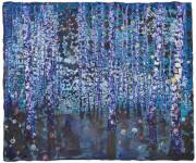 Andrea Damp “What is coming is better than what is going”, 50 x 60 cm, Öl und Acryl auf Leinwand, 2026
