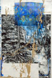 ROCK BA 117 x 79 cm oil on paper 2022