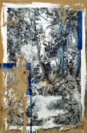 Traces 6  - 75 x 50 cm oil on paper 2022