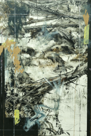 Traces 2 -  75 x 50 cm oil on paper 2022