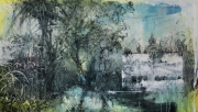 Schnee von Gestern 45 x 80 cm oil on canvas 2019