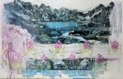 Zimmer mit Aussicht 45 x 80 cm oil on canvas 2019
