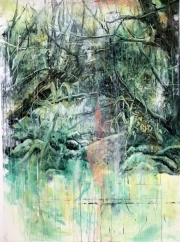 Seelenlandschaft 2   150 x 110 cm oil on canvas  2018
