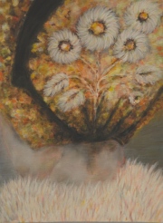 Plüsch  oil on canvas on wood  24 x 18 cm 2019