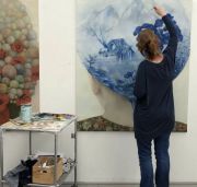 Beate Höing in her studio