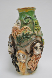 "Männer mit Bärten" 35 x 24 x 21 cm"Joy"  32 x 24 x 25 cm  ceramic object 2021