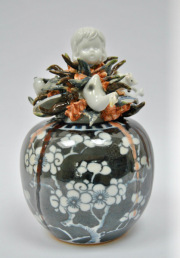 "blue"  20 x 12 x 12 cm ceramic object 2021