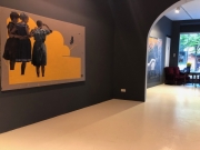 exhibition view Juan Miguel Pozo "Die Zukunft war ein Ort" at janinebeangallery