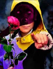 Kathrin Günter „Tomorrow We Strike Back“ 90 x 75 cm fine art print on aluminium  2020