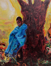 Armando Marino | The Prophet | oil on canvas | 100 x 80 cm 2023