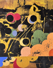 Juan Miguel Pozo | Ilusion Atomica | acrylic on canvas | 72 x 59 cm | 2023