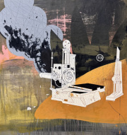 Juan Miguel Pozo | Humo | acrylic on canvas | 79 x 79 cm | 2023