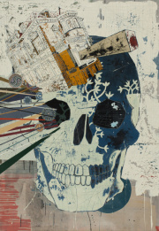 Juan Miguel Pozo | Head | acrylic on canvas | 200 x 140 cm | 2011 - 2017