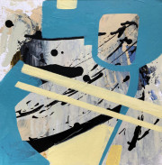 Hannah Jones -Something Blue- 30 x 30 cm acryl on paper 2021