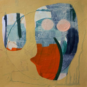 Hannah Jones -Surrender-  30 x 30  cm  acryl on paper 2021