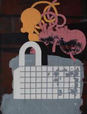 Juan Miguel Pozo -Wifi Park- 60 x 81 cm acryl on canvas 2023