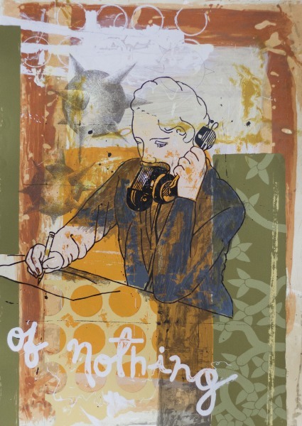 Juan Miguel Pozo  screen print on Hahnemuhle Paper 120 x 80 cm