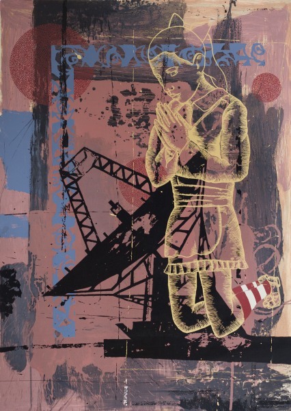 Juan Miguel Pozo  screen print on Hahnemuhle Paper 120 x 80 cm Edition of VIII