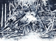 Utopia 04, 2017, oil on canvas, 240 x 180 cm