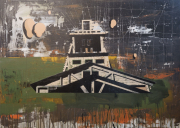 „Coal“ acrylic on canvas 100 x 140 cm 2020