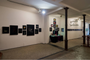 Ladies' Night Group Exhibition at Feinkunst Krueger, 03.06. - 24.06.2017 Installation: Charlie Boy und Celebrity Voodoo Altar Installation views by Martin Meiser