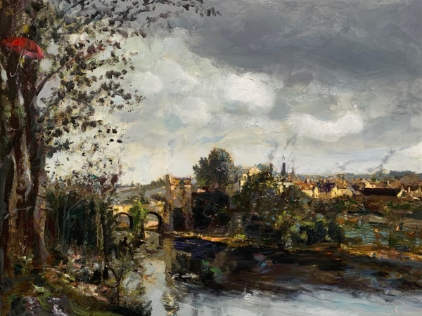Armin Völckers "Limoges" 60 x 80 cm oil on canvas  2020
