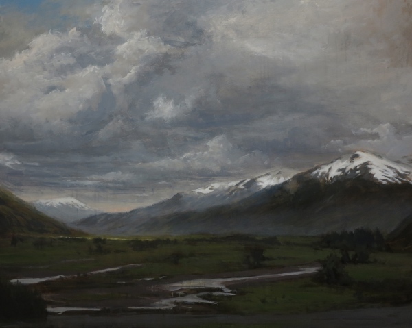 Maxwell Dunlop "Melt"  80 x 100 cm oil on canvas 2020