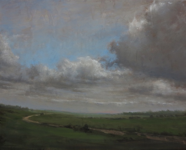 Maxwell Dunlop "Path"  40 x 50 cm oil on canvas 2020