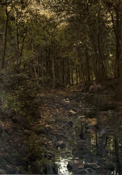 Armin Völckers "Last Horse" 200 x 140 xm oil on canvas 2020