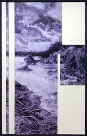 Arny Schmit  „From Here to Where?“ oil on paper 160 x 110 cm 2020