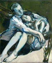 "Lovers" 88 x 72 cm oil on canvas  2018