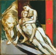 "Adonis" oil on canvas  150 x 150 cm 2020