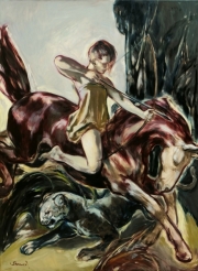 "Artemis"  240 x 175 cm oil on canvas 2018