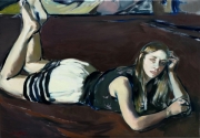 "Das Modell"  85 x 120 cm oil on canvas 2018