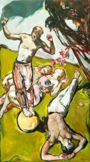 "Golden Gender" 250 x 140 cm oil on canvas  2019