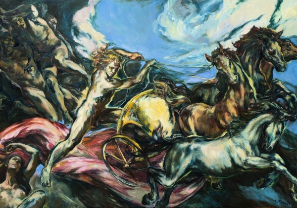 "Helios"  230 x 330 cm oil on canvas 2013