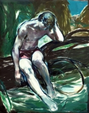 "Daydreamer" 140 x 110 oil on canvas  2021