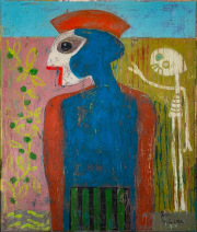 8„The Spirit of The Ancestors“ Öl auf Leinwand / oil on canvas 60 x 50 cm 2024