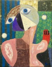 LE JONGLEUR oil on canvas 60 x 50 cm 2025