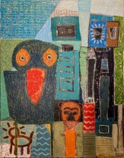 MASCH THE TERMINUS OF THE SPECIES oil on canvas 130 x 100  cm 2025