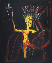 -Dunkeldeutschland II- acrylic on canvas 150 x 180 cm 2025