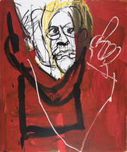 -Das Ende der Raserei- 180 x 150 cm acrylic on canvas 2025
